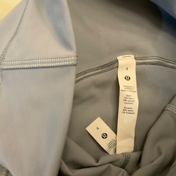 Lululemon Athletica Gray Leggings size 4 - Picture 1 of 5